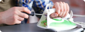 Steam iron repairs in London